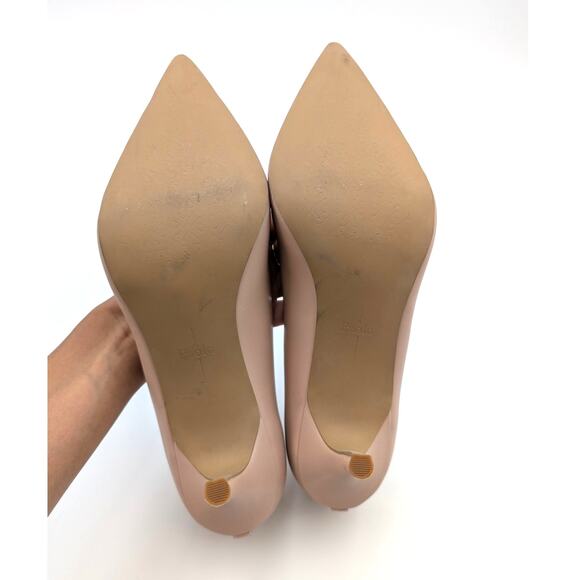 Linea Paolo Paris Pointed Toe Leather Pump Women's Blush Size US11M EU42 - Picture 8 of 10